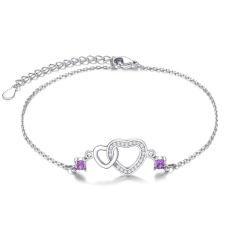 FYUKISS Heart Infinity Mother Daughter Bracelet for Women Mother's Day Jewelry Gift Birthday