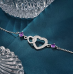 FYUKISS Heart Infinity Mother Daughter Bracelet for Women Mother's Day Jewelry Gift Birthday